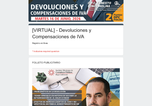 [VIRTUAL] – Devoluciones y Compensaciones de IVA