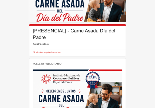 [PRESENCIAL] – Carne Asada Día del Padre